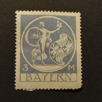 Známka Bavorsko, Mi.192 (SG 270)*, 3 M