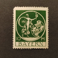 Známka Bavorsko, Mi.194 (SG 272)*, 10 M