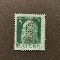 Známka Bavorsko, Mi.D7 (SG R157)#, 5 Pf