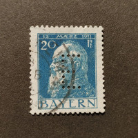 Známka Bavorsko, Mi.D9aII (SG R159)#, 20 Pf