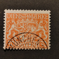 Známka Bavorsko, Mi.D22ya (SG O205)#, 30 German