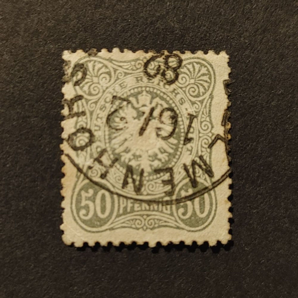 Briefmarke Deutsches Reich, Mi.44 (SG  )#, 50Pfg.