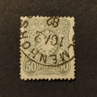 Sello Imperio Alemán (Deutsches Reich), Mi.44 (SG  ), Usado #, 50Pfg.