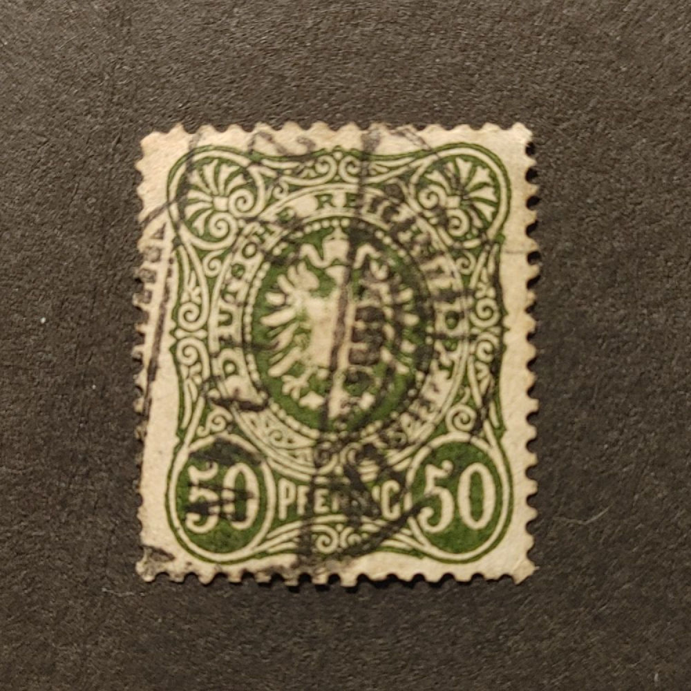 Selo Reich Alemão, Mi.44 (SG  ), Usado #, 50Pfg.