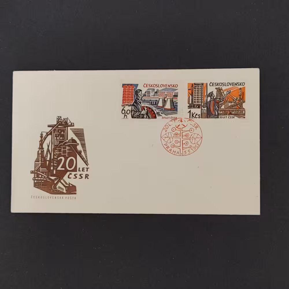 FDC ČSR, 60h-1Kčs, Pof.1441-1442** 