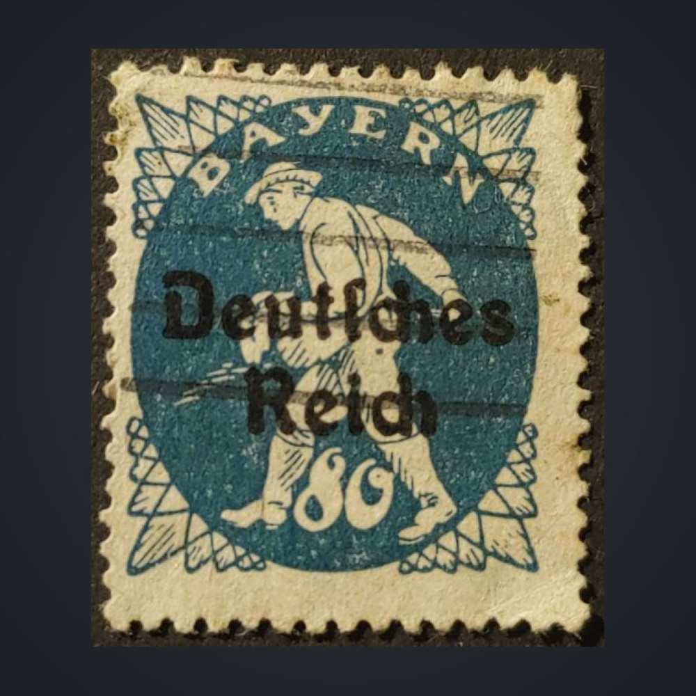 Stamp German Empire, Mi.128 (SG  ), Used #, 80Pfg.