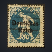 Selo Reich Alemão, Mi.128 (SG  ), Usado #, 80Pfg.