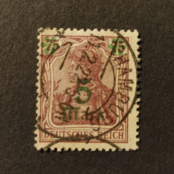 Briefmarke Deutsches Reich, Mi.156 (SG  )#, 5/75Mk./Pfg.