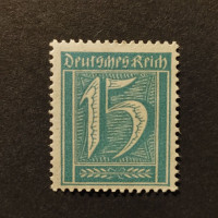 Selo Reich Alemão, Mi.160 (SG  ), MNH, 15Pfg.