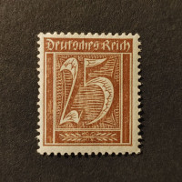 Selo Reich Alemão, Mi.161 (SG  ), MH, 25Pfg.