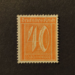 Sello Imperio Alemán (Deutsches Reich), Mi.163 (SG  ), MH, 40Pfg.