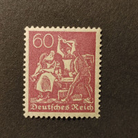 Selo Reich Alemão, Mi.165 (SG  ), MNH, 60Pfg.