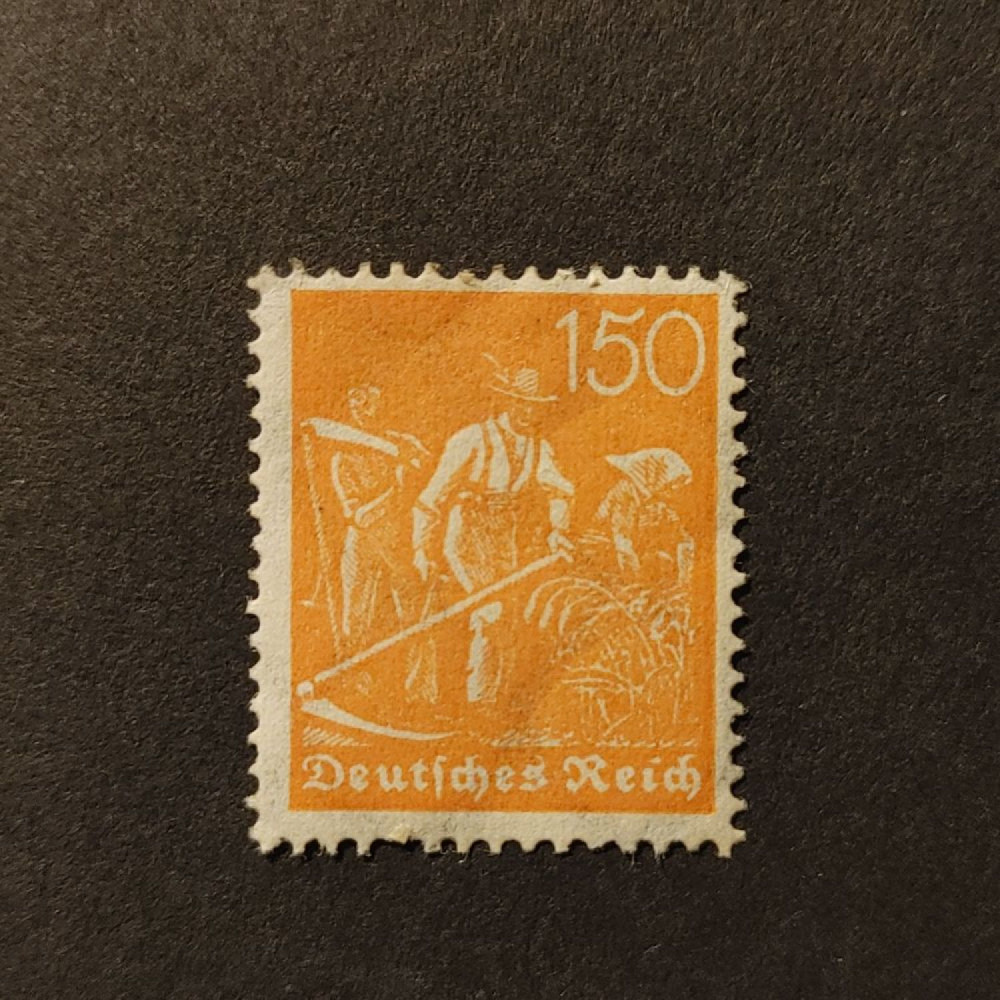 Sello Imperio Alemán (Deutsches Reich), Mi.169 (SG  ), MH, 150Pfg.