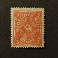 Sello Imperio Alemán (Deutsches Reich), Mi.172 (SG  ), MH, 3Mk.
