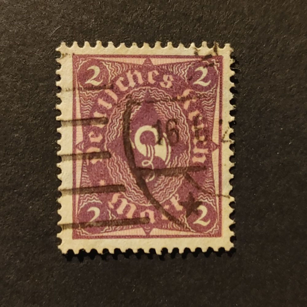Selo Reich Alemão, Mi.191 (SG  ), Usado #, 2Mk.