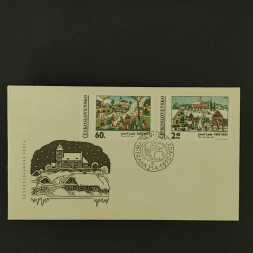 FDC Tschechoslowakie, 60h-2,40Kčs, Mi.1935-1938** 