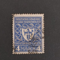 Selo Reich Alemão, Mi.202 (SG  ), Usado #, 4Mk.