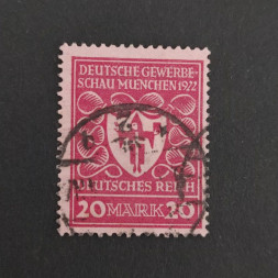 Briefmarke Deutsches Reich, Mi.204 (SG  )#, 20Mk.