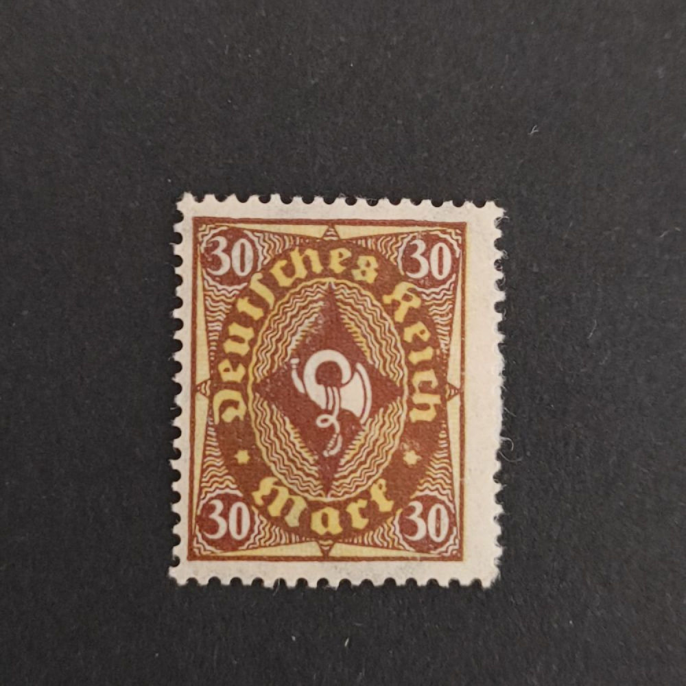 Selo Reich Alemão, Mi.208 (SG  ), MH, 30Mk.