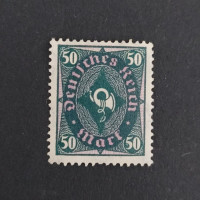 Selo Reich Alemão, Mi.209 (SG  ), MH, 50Mk.