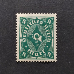 Briefmarke Deutsches Reich, Mi.226 (SG  )*, 4Mk.
