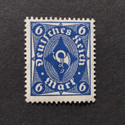 Briefmarke Deutsches Reich, Mi.228 (SG  )**, 6Mk.