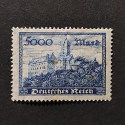 Selo Reich Alemão, Mi.261 (SG  ), MH, 5000Mk.