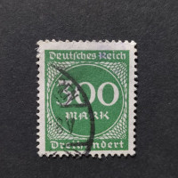 Sello Imperio Alemán (Deutsches Reich), Mi.270 (SG  ), Usado #, 300Mk.