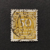 Sello Imperio Alemán (Deutsches Reich), Mi.275 (SG  ), Usado #, 50000Mk.