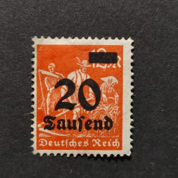 Sello Imperio Alemán (Deutsches Reich), Mi.280 (SG  ), MH, 20/12T.Mk./Mk.