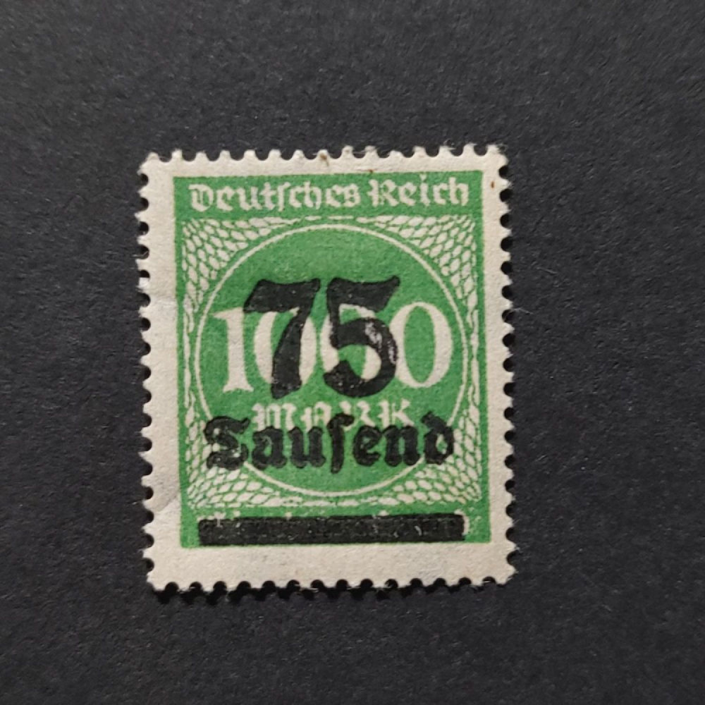 Selo Reich Alemão, Mi.288 (SG  ), MH, 75/1000T.Mk./Mk.