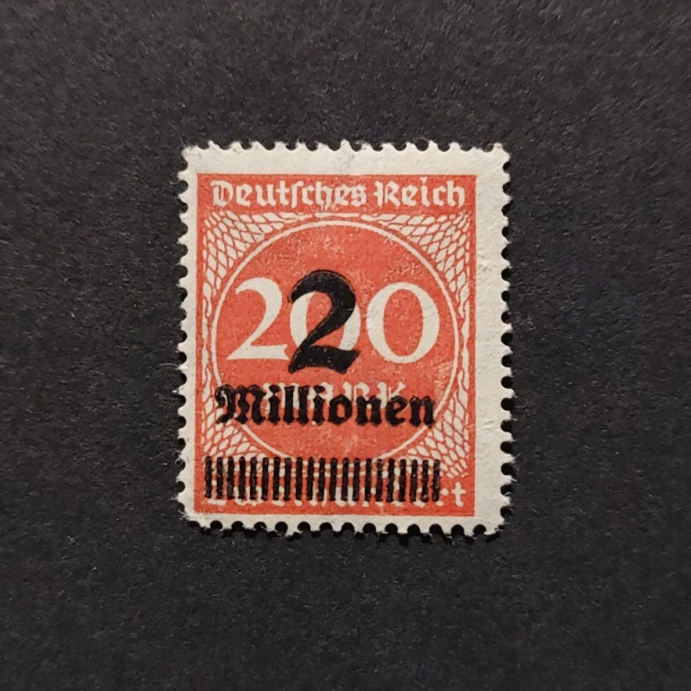 Selo Reich Alemão, Mi.309 (SG  ), MH, 2/200Mi.Mk./Mk.