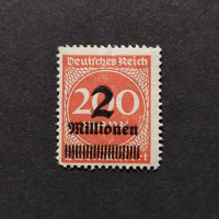 Sello Imperio Alemán (Deutsches Reich), Mi.309 (SG  ), MH, 2/200Mi.Mk./Mk.