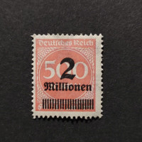 Sello Imperio Alemán (Deutsches Reich), Mi.311 (SG  ), MNH, 2/500Mi.Mk./Mk.