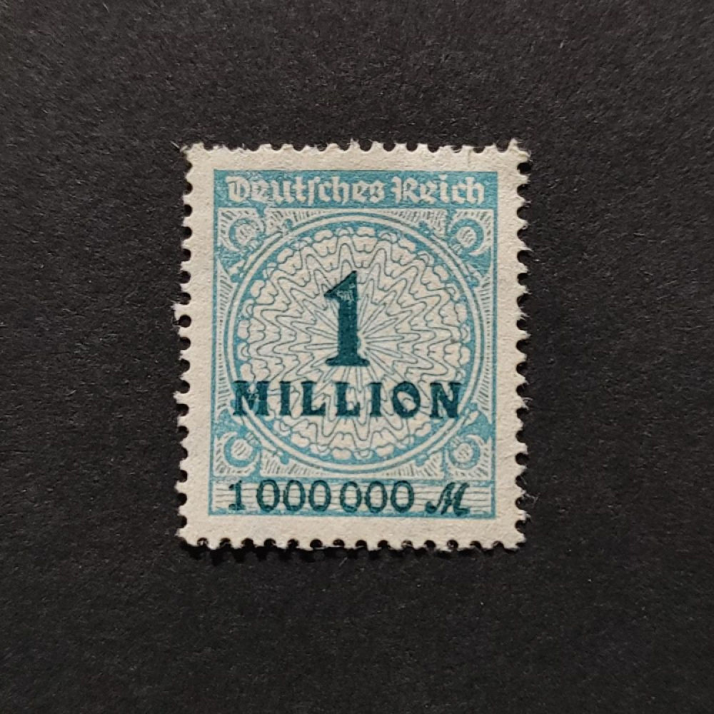Selo Reich Alemão, Mi.314 (SG  ), (*), 1Mi.Mk.
