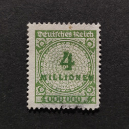 Sello Imperio Alemán (Deutsches Reich), Mi.316 (SG  ), Usado #, 4Mi.Mk.