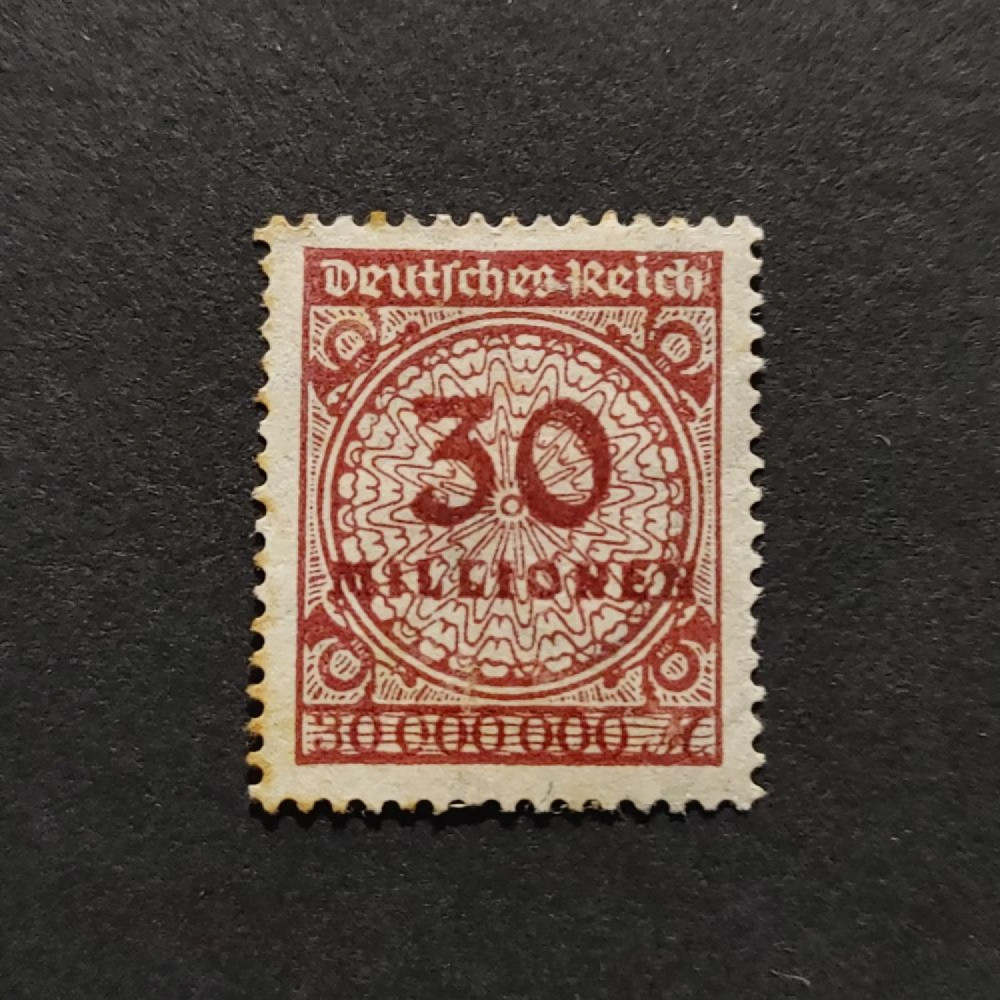 Selo Reich Alemão, Mi.320 (SG  ), MH, 30Mi.Mk.
