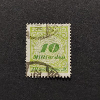 Stamp German Empire, Mi.328 (SG  ), Used #, 10Bi.Mk.