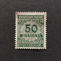 Briefmarke Deutsches Reich, Mi.321 (SG  )*, 50Mi.Mk.
