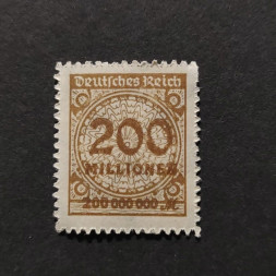 Sello Imperio Alemán (Deutsches Reich), Mi.323 (SG  ), MNH, 200Mi.Mk.