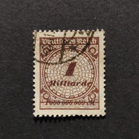 Briefmarke Deutsches Reich, Mi.325 (SG  )#, 1Bi.Mk.
