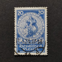 Sello Imperio Alemán (Deutsches Reich), Mi.353 (SG  ), Usado #, 20+60 Pfg.