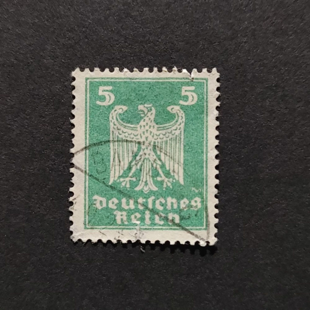 Selo Reich Alemão, Mi.356 (SG  ), Usado #, 5Pfg.