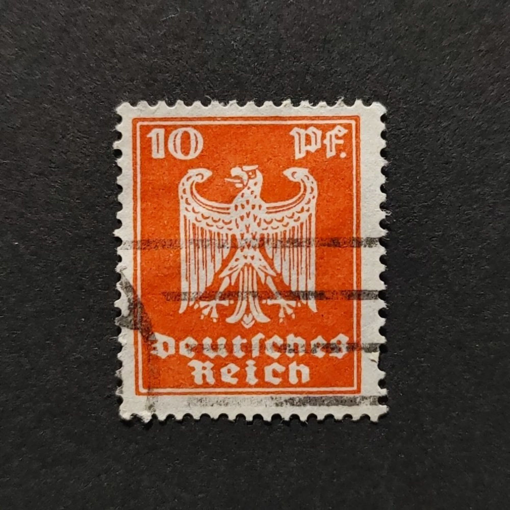 Selo Reich Alemão, Mi.357 (SG  ), Usado #, 10Pfg.