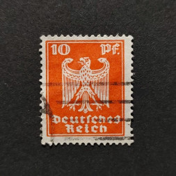 Sello Imperio Alemán (Deutsches Reich), Mi.357 (SG  ), Usado #, 10Pfg.