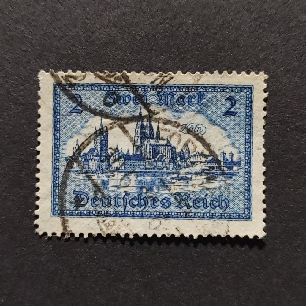 Sello Imperio Alemán (Deutsches Reich), Mi.365 (SG  ), Usado #, 2Mk.