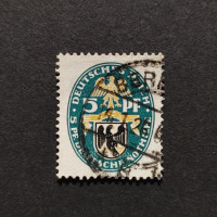 Selo Reich Alemão, Mi.375 (SG  ), Usado #, 5+5 Pfg.