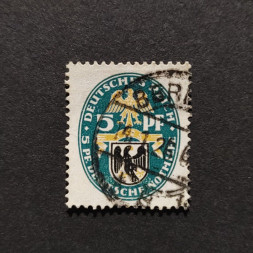 Sello Imperio Alemán (Deutsches Reich), Mi.375 (SG  ), Usado #, 5+5 Pfg.