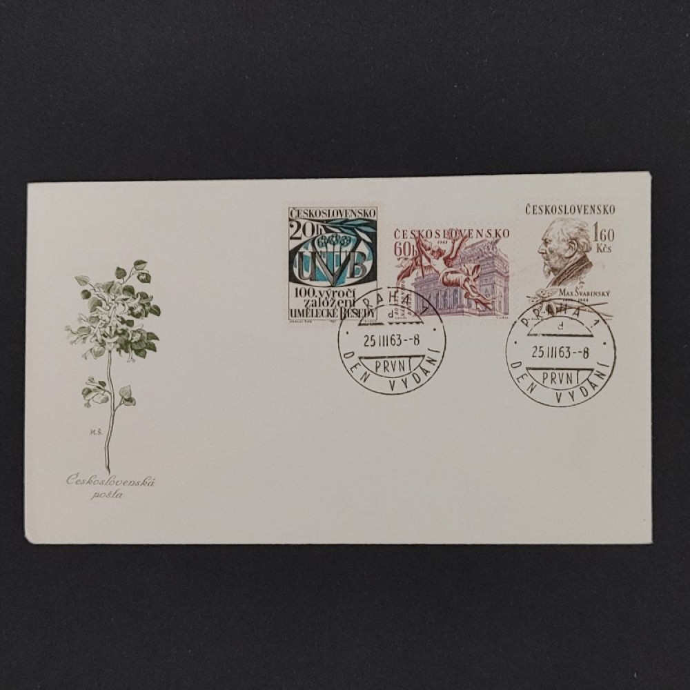 FDC Checoslovaquia, Pof.1294 (Mi. 1386), MNH, 20h