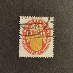 Briefmarke Deutsches Reich, Mi.399Y (SG  )#, 10+10 Pfg.